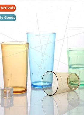 AS plastic cups thickened transparent milk juice drinks drin