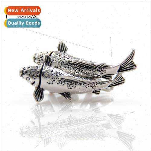 Funny tune fish-shaped cufflinks cufflinks men French shirt
