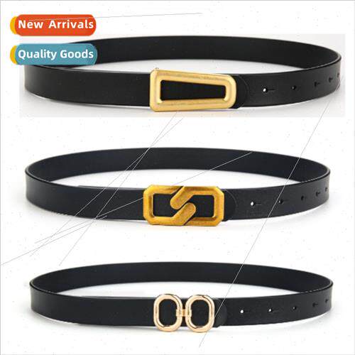 simple belt female fashion  jeans narrow belt versatile thin