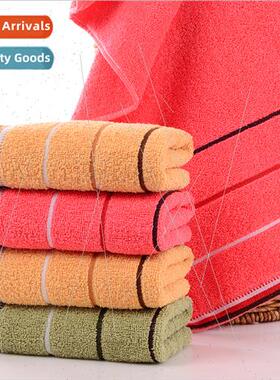 Cotton square towel soft absorbent washcloth soft thick face