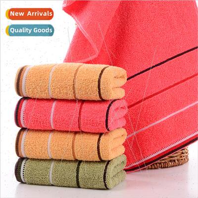 Cotton square towel soft absorbent washcloth soft thick face