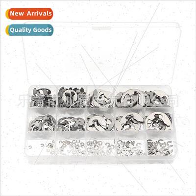 Open Retaining Ring 390pcs Boxed 304 Stainless E-type Circli