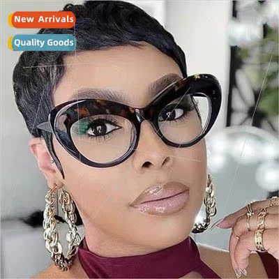 Small frame shaped anti-blue light leveling glasses Europe o