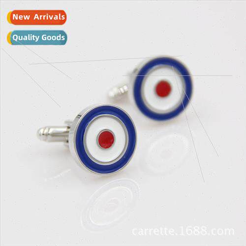 Round Cufflinks Cufflinks Shaped Lacquered French Cufflinks