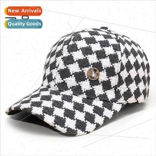 outdoor shad plaid sun sports fall cap baseball whe black
