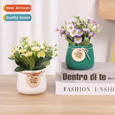 Scandinavian simulation floriculture daisy potted plant smal