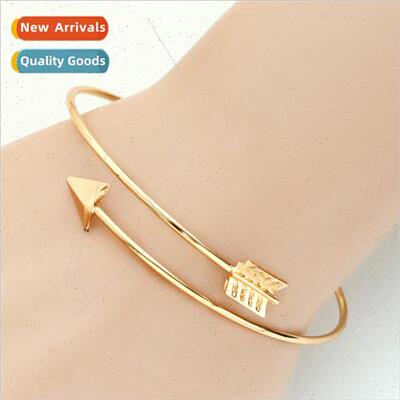 Exquise Creative Open Alloy Cupid Arrow Bracelet Women mple