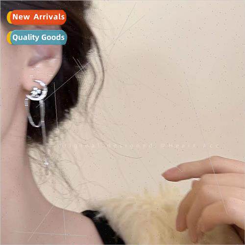 Rabb Tassel Chain Earrings Women che Wind Premium Earrings E