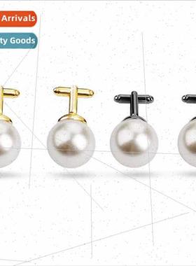 Accessories Europe men women pearl cufflinks cufflinks busin
