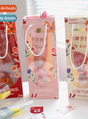 Goddess Day Window Tote  Box  Empty Flower Bag Bouquet Cente