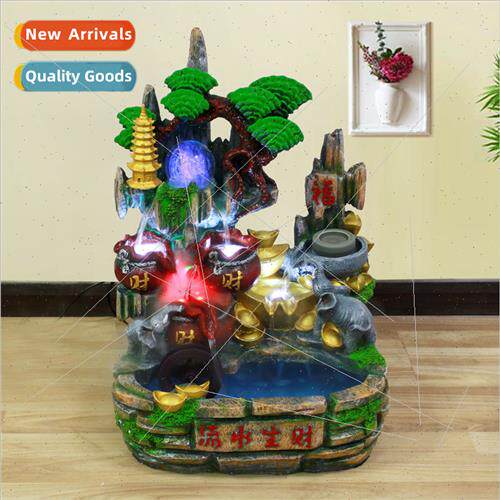 Flowing water generates wealth fish tank bonsai wigwam water