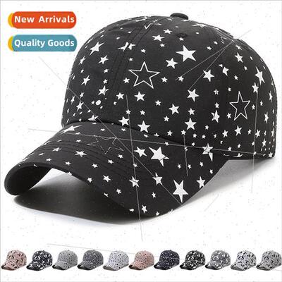 Summer new Korean  stars black whe graffi baseball cap sprin