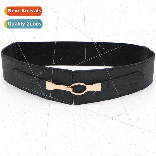 mple belt female dress hundred sweater coat metal buckle ela