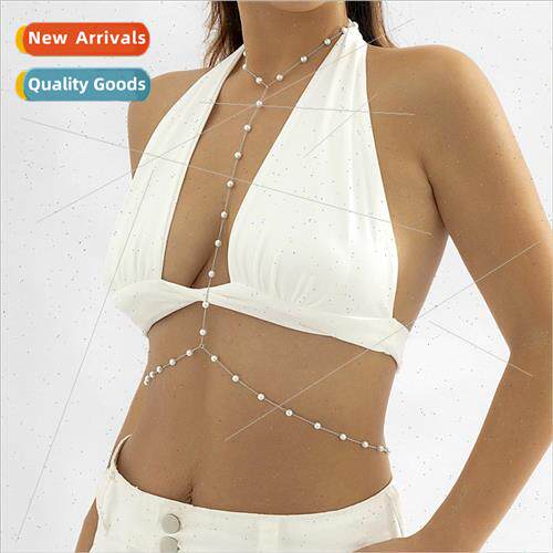Europe Fashion sexy bead chain necklace body chain simple im