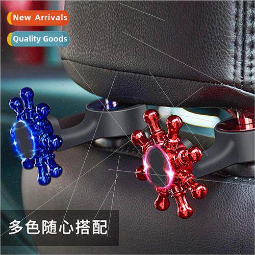 Two-in-one car hook seat back hidden rear cell phone holder