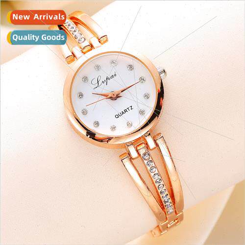 New lvpai brwomen diamond mirror nd alloy quartz watch watch
