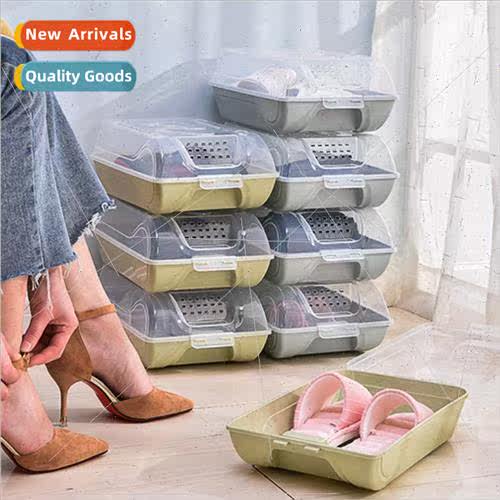 Plastic Transparent Shoe Box DustproBreathable Shoe Organize