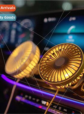 New car air vents fan small USB fan car wind power to increa