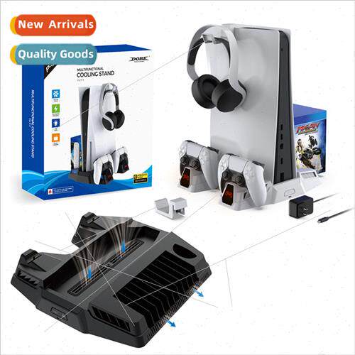 PS5 Game Console Cooling Dock PS5 Dual Controller Docking  C