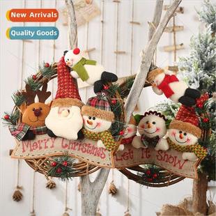 door hangers hanging New man decorations old snowm Christmas