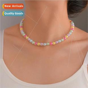 Rainbow Fashion Candy Beads Jewelry Medium Creative