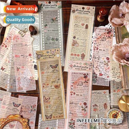 Washi sectional tape garden tour classical English butterfly