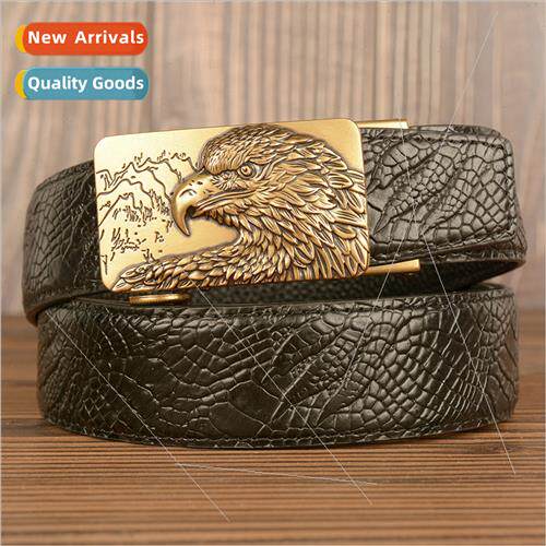 Poundland Belt belt men eagle head vintage automatic buckle