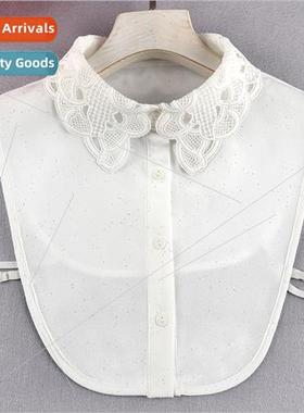 embroidered false collar children shirt chiffon false shirt