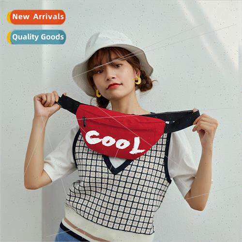Fashion Ladies Waist Bag Red Chest Bag Men Cool Cool Handsom