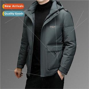 winter down duck new 2023 men jacket warm Thickened