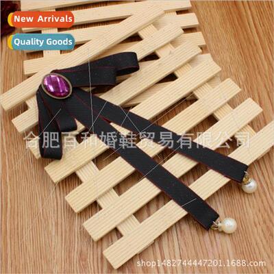 Korea bow tie ribbon college permance photo collar accessori