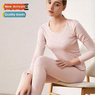 Winter silk silk thermal su women underwear mulberry silk pl