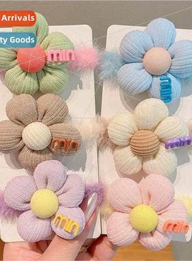 dopamine flowers plush hair bcute ltle girl high elasticy le