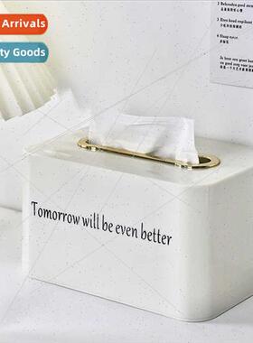 Creative spring paper box desktop simple living room napkin