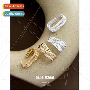 earrings irregular hanging female fashion Fall simple winter