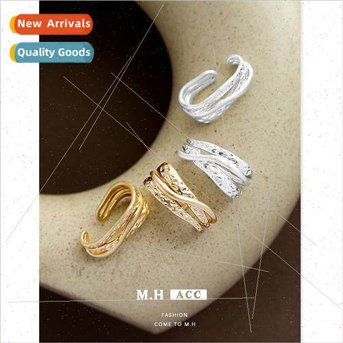 Fall winter irregular earrings hanging female simple fashion