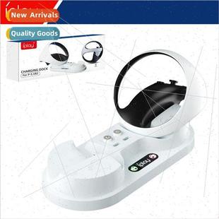 Dock Gamepad Grip Portable PSVR2 Charging ght LED VR2 PS5