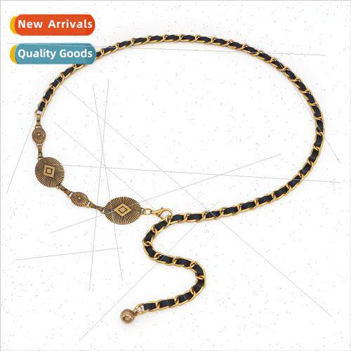 Europe retro waist chain female accessories skirt shirt bron