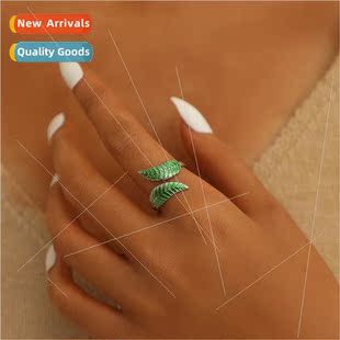 not stainless green fashion leav oil retro drip Europe steel