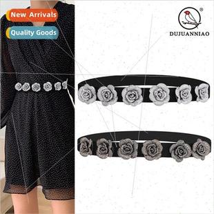 women skirts dresses match flower seal ladies elastic waist