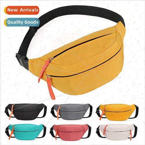 Chest bag 2023 nd Korean solid color shoulder bag couple hun