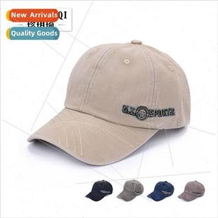 old baseball fashion hat sun washed cap spring Korean