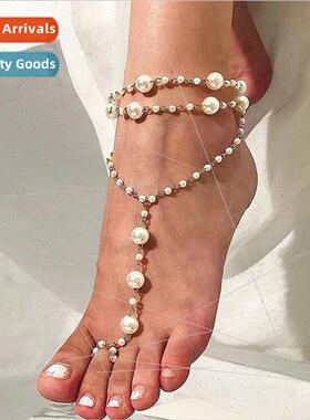 Europe fashion handmade beads sexy foot jewelry female hundr