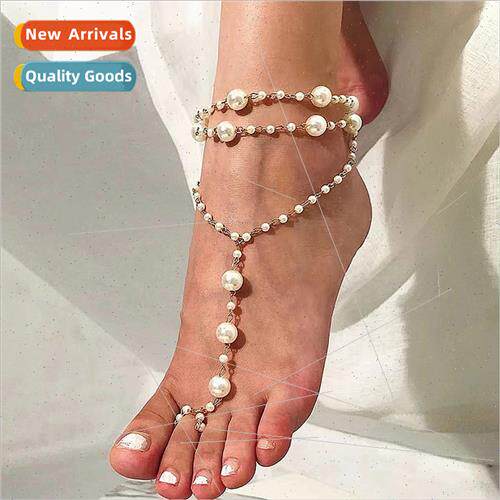 Europe fashion handmade beads sexy foot jewelry female hundr