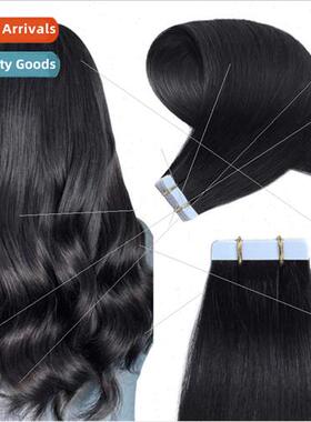 No Trace Invisible Hair Extensions Piece Women Real Hair Wig