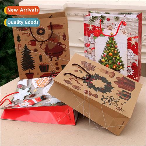 Christmas gift bags gift bags Christmas handbags kraft paper