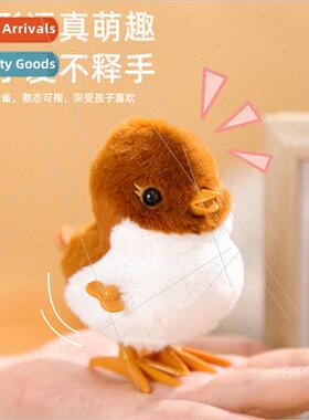 Jumping Sparrow Children Clockwork Bouncing Toys mulation Pl