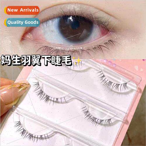 Feather Lower Eyelash Clear Stem 3 Pairs Soft & Comtable Seg
