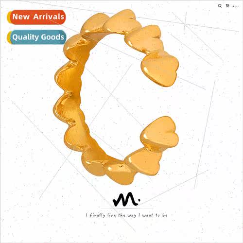 Tanium steel electroplated gold color does not lose color ri