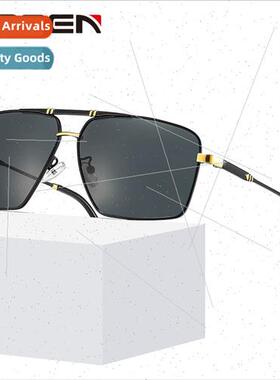 Metal Square Frame 适用men driving driving UV protection pol